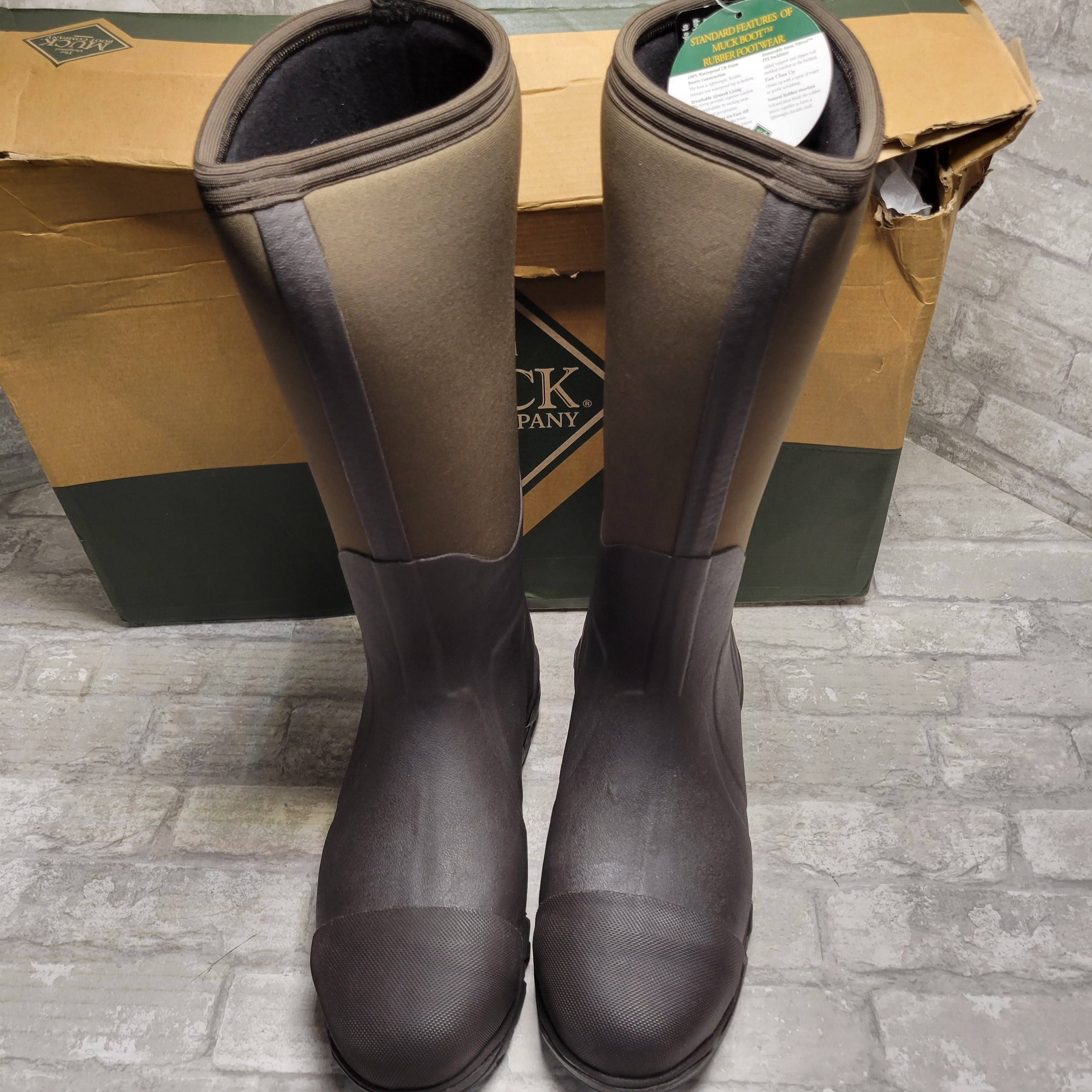 The Original Muck Boot Company Arctic Pro Steel Toe Boots, 10 Men's Hi Bark (8100100210926)